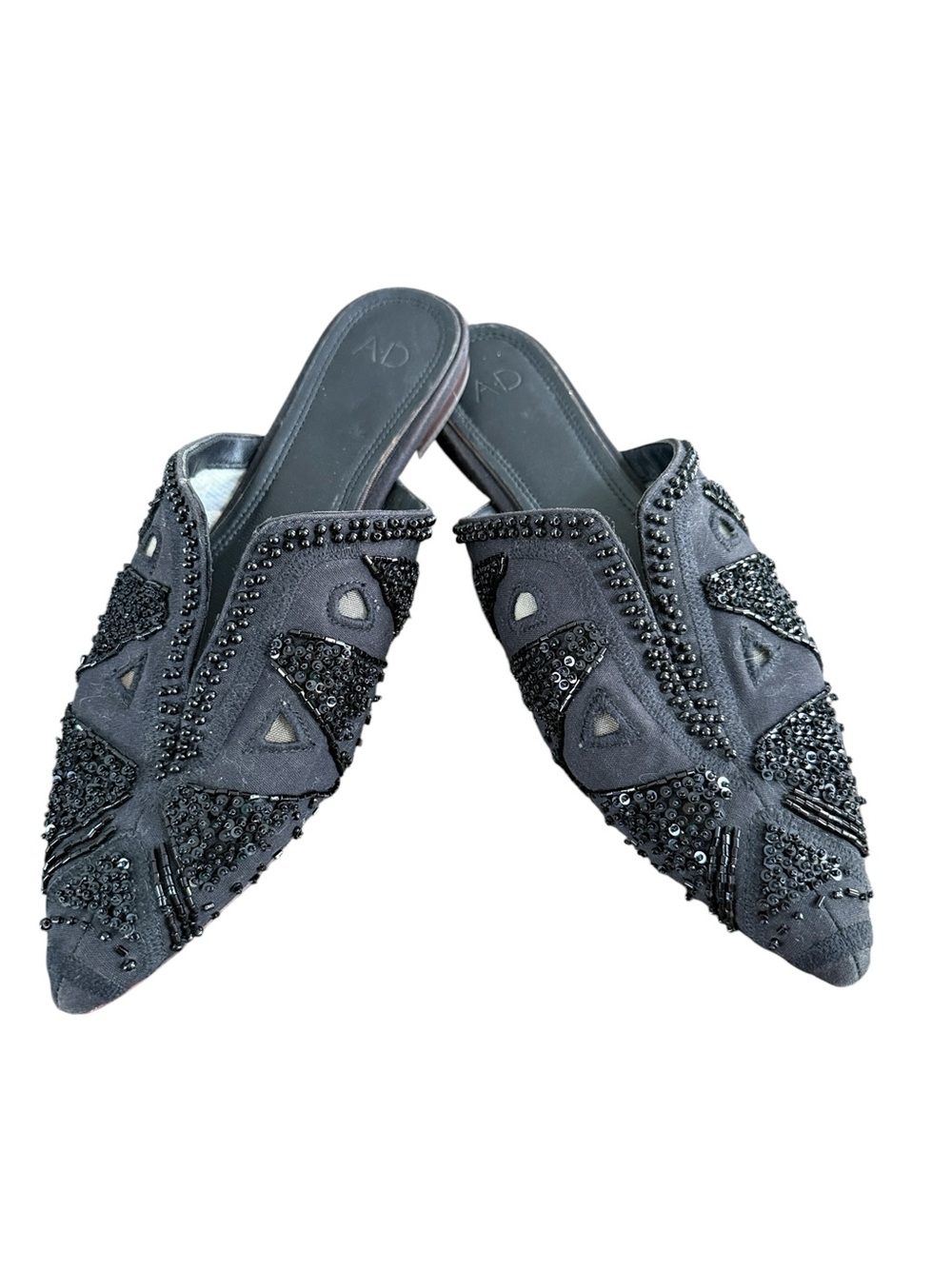 AD & Daughters Collyn Beaded Jeweled Slip-On Mules size 8